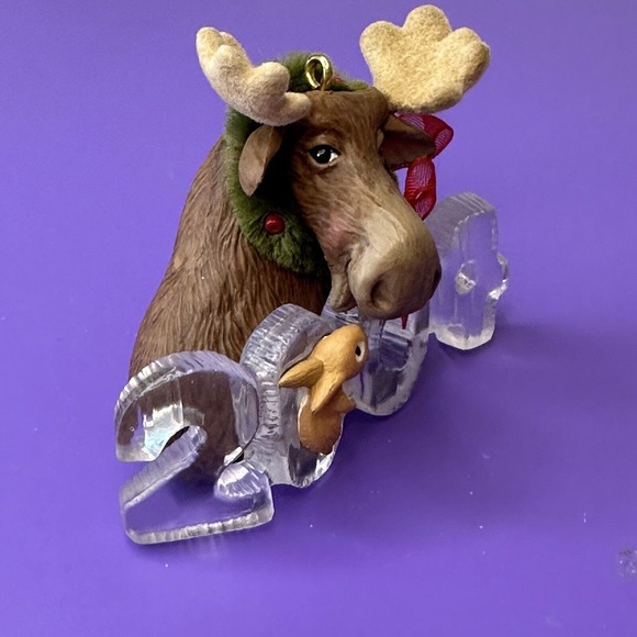 Hallmark Cool Decade 2004 Moose Polar Animal Figurines Dated Discontinued VTG - Picture 4 of 6